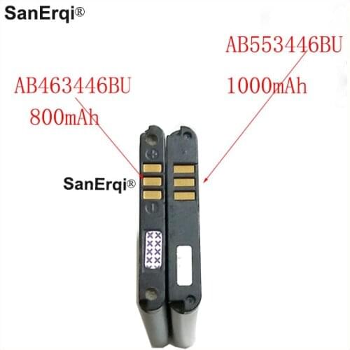 10pcs 1000mAh AB553446BU for Samsung B2100 C3300 Xplorer B100 SCH-B619 C3300K C5212 Duos C5212i C5130 800mAh AB463446BU