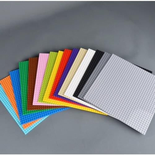 10pcs/lot Classic 32X32 Dots Base Plate Plastic Bricks Baseplates building Block Construction Toy for Kids Compatible Brand