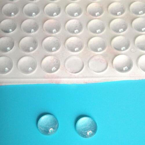 100PCS 8*3MM CABINET SILENCER SELF ADHESIVE SOFT ANTI SLIP SILICONE RUBBER FEET PADS GREAT SILICA GEL SHOCK ABSORBER