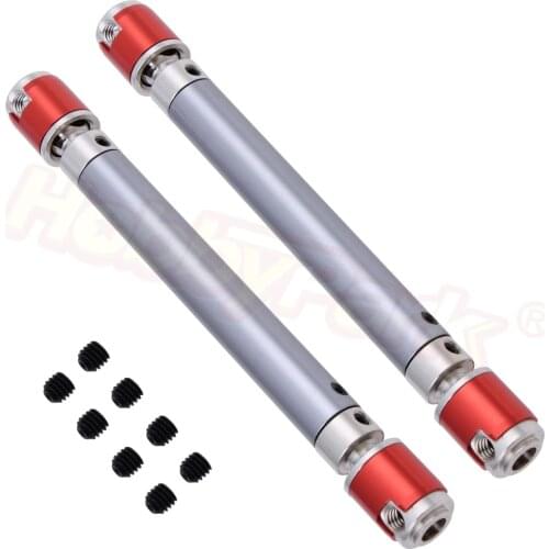 110-160mm 7075 Hard Aluminum RC Drive Shaft CVD for 1/10 RC Crawler Car AXIAL SCX10 RC4WD D90 Tamiya CC01