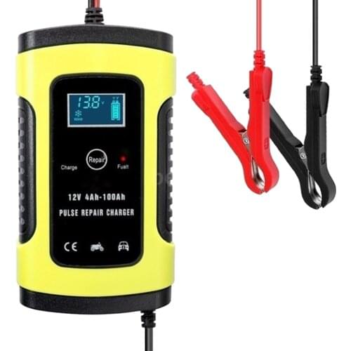 12V 6A Full Automatic Car Truck Motorcycle Battery Charger Intelligent Fast