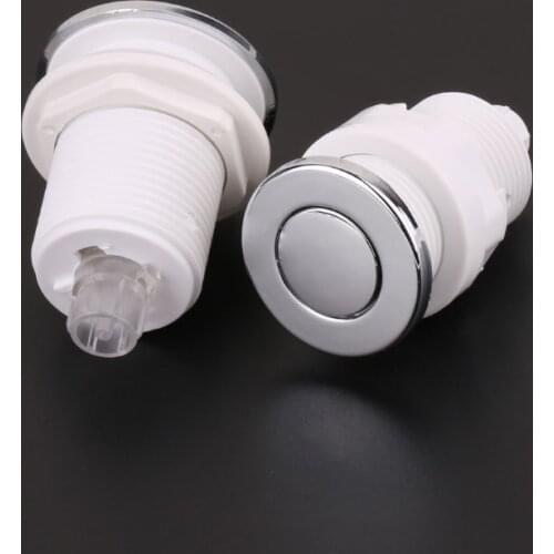 28mm/32mm Push Air Switch Button For Bathtub Spa Waste Garbage Disposal Switch Kits For Home Tools