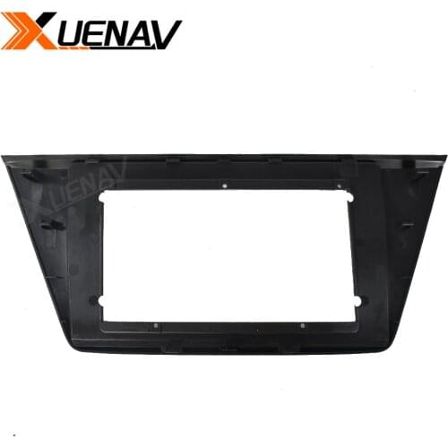 2 Din Car radio Fascia Panel DVD Dash Interior Trim for Volkswagen Touran 2016 2017 2018 2019 Audio surface fram dashboard