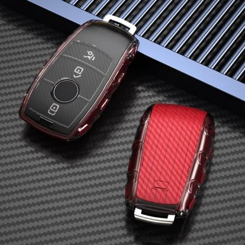 Tpu Car Key Cover Case Shell Bag Protective Key Ring For Mercedes Benz 2017 E Class W213 2018 S class car Accessories