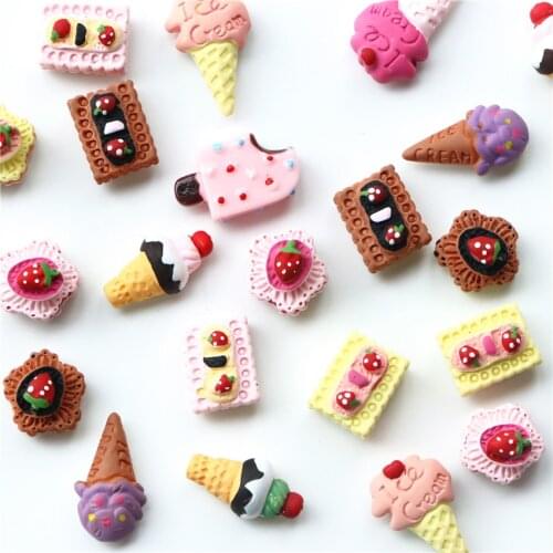 Dessert Theme 6PCS Cute Cake/Ice Cream Fridge Magnet for Home Decor Colorful Magnet Sticker for Whiteboard Kids gift Hot Summer