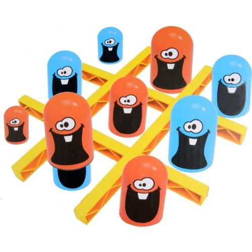2 Players Tic Tac Toe Big Eat Small Game Parent-child Interactive Competition Match Table Party Games Toys For Children