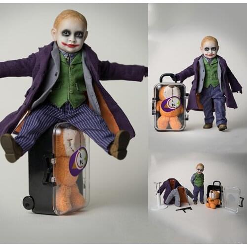 Lakor Baby 1/6 Scale JOKER Body 2.0 Figure Kid Toy Accessory Full Set Figure Body Model for Colelction