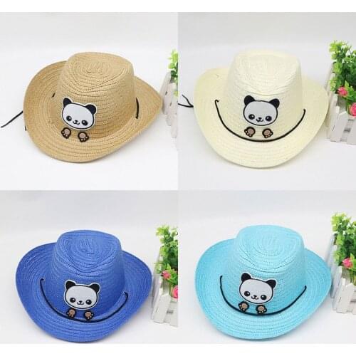 Summer Hats for Kids Girls Boy Baby 2021 New Outdoor Beach Straw Hat Sun Cap Sombreros De Sol Chapeau Paille Gorro Chapeu Panama
