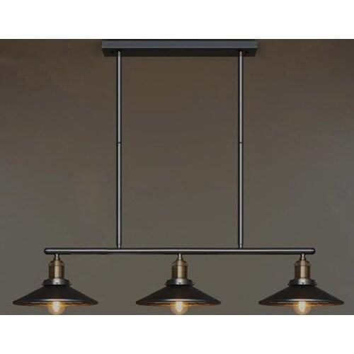 Loft Vintage Pendant Lights RH Bar Lamps Nordic Industrial Pendant Lamps Black Inside With Mirror E27 110V/220V Home Lighting