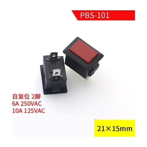Momentary mini rocker switch boat switch PBS-101,21X15