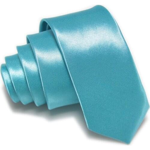 HOOYI 2019 fashion Slim Ties Skinny neck Tie Mens necktie Polyester Accessories 5CM WIDTH