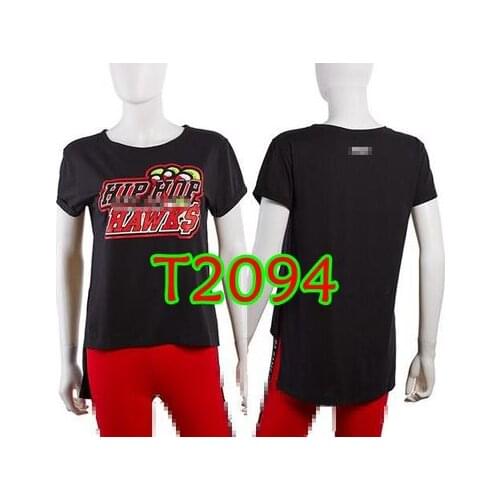 New womens dance clothes Hyper Melt Mesh Long Tops running sports t shirt T2094