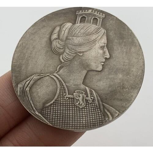 Wandering Coin Bird Commemorative Coin Embossed Collectible Coin 40mm Copper Silver Coin Gift Challenge Coin