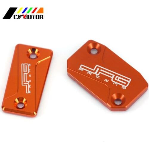 CNC Motorcycle Front & Rear Brake Fluid Reservoir Cap Cover For KTM EXC125 SX125 SX144 SX150 XC150 EXC XC-W 200 SX SX-F SX-R 450