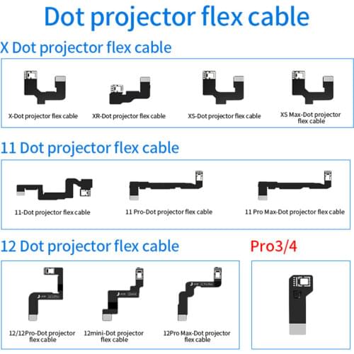 JC Programmer Dot Matrix Projector Module FACE ID Tester For iPhone X-12 PRO MAX Quick Diagnosis Malfunctions Repair Tools