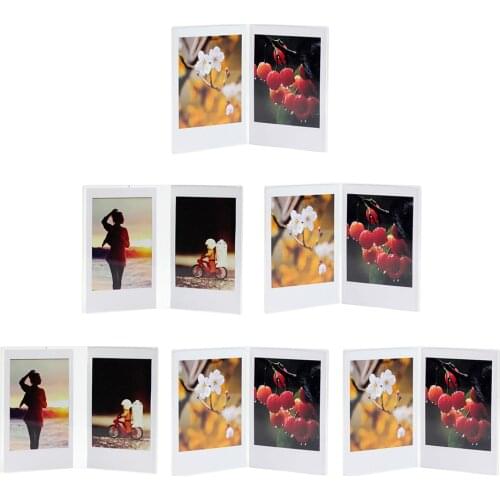 1-9 Pcs 3inch Simple V Design Clear Transparent Acrylic Photo Frame For Fujifilm Instax Mini 8 9 25 50 7s 11 Film Camera Picture