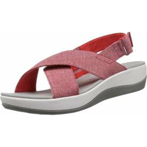 2021 New Women Beach Sandals Female Back Buckles Hollow Out Beach Shoes Ladies Casual Non-Slip Soft Sole Comfortable Footwear