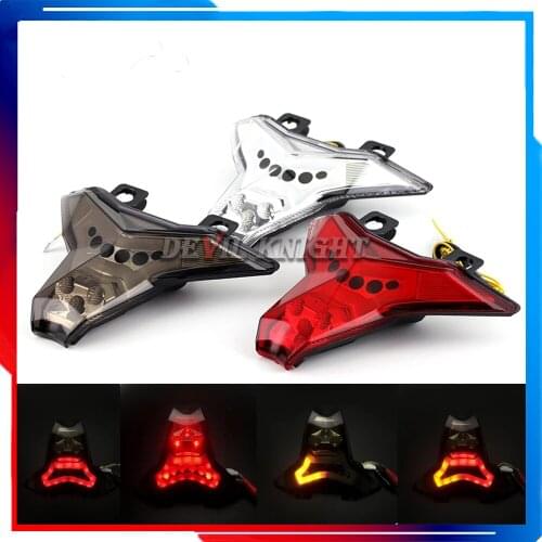 LED Tail Light Brake Turn Signal For KAWASAKI Z1000 2014-2018, ZX-10R ZX-10RR NINJA 2016-2018 Motorcycle Integrated Blinker Lamp