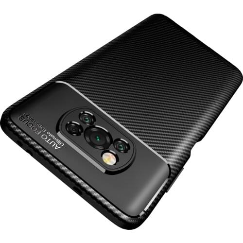 Armor Phone Case Silicone TPU Cover On For Pocophone Poco F2 X3 NFC Pro PocoX3 X3Pro X3NFC X 3 4/6/8 64/128/256 GB Global Bumper