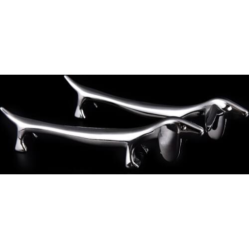 1Pcs Metal Nail Brush Pen Rack Stand Holder Manicure Nail Art Tool Metal Pen Racks Display Holders Cute Dachshund Dog