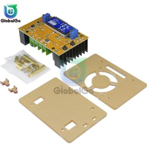 10A 7v-40v to 1.5-35V 150w DC-DC CC CV Lithium Battery Step down Charging Board Power Converter Charger Step Down Module + Case
