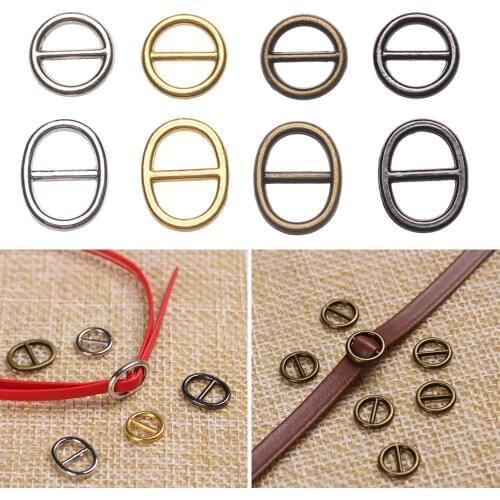 20/40Pcs New Ultra-small Tri-glide Belt Buckle 3/5/6mm Mini Doll Bags Buckles DIY Doll Clothes Shoes Sewing Accessories