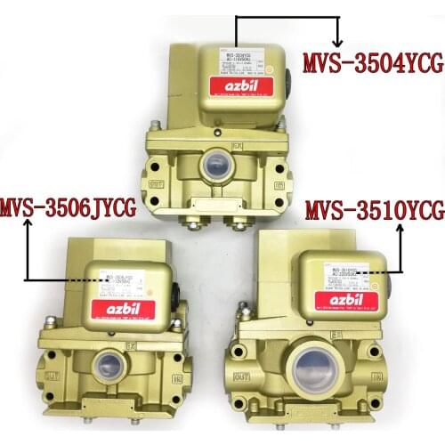 Azbil duplex solenoid valve MVS-3506JYCG MVS-3504JYCG MVS-3510JYCG AC-110V50HZ AC-220V50HZ Azbil TA Co.,Ltd MADE IN JAPAN