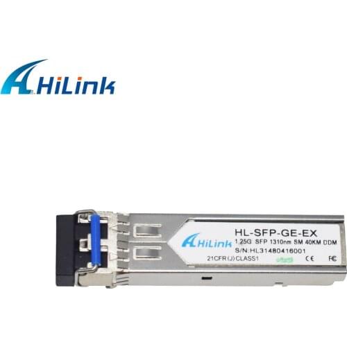 Free Shipping 1000BASE-EX Duplex LC 1.25G 1310nm 40km Single Mode Dual Fiber Fiber Optic Module