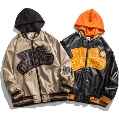 BiggOrange Women's Leather Bomber Jackets