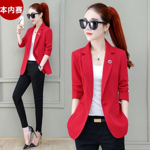 Blazer Women Suit Jacket Womens Summer Spring and Autumn Leisure Suit Short Top Veste Femme