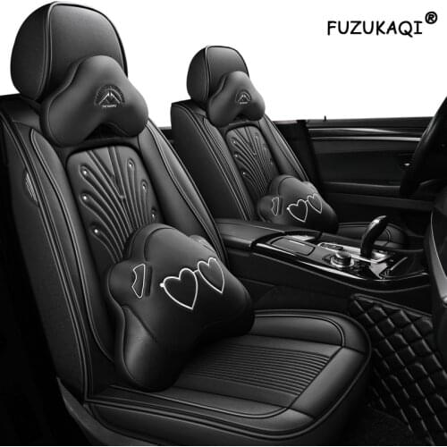 FUZHKAQI Leather car seat covers for opel astra h k j g insignia vectra b c meriva vectra c mokka zafira auto accessories covers
