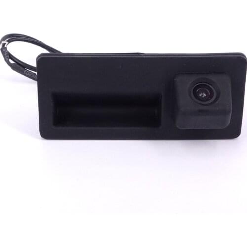 Colorful HD CCD car Rear view Camera for Audi A4L / S5 / Q3 / Q5 / A8L Parking assist trunk handle