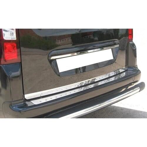 For Citroen Berlingo from 2008-2018 compatible Chrome Luggage Bottom Slat