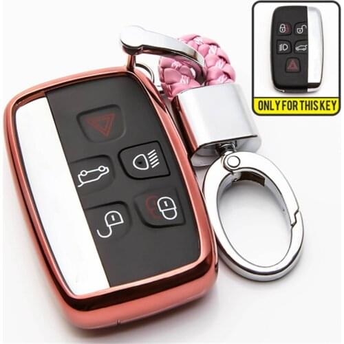 For Land Rover A9 Range Rover Sport 4 Evoque Freeland 2 3 Discovery 3 4 Defender LR4 TPU Car Key Cover Case Holder Accessories