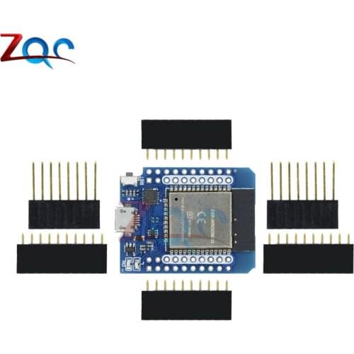 For Wemos MINI D1 ESP32 ESP-32S Wireless WiFi + Bluetooth For Wemos D1 Mini Esp8266 CP2102 Module With Pins