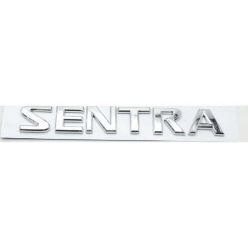 For Nissan Sentra Emblem Rear Back Trunk Badge sign logo symbol letters Decal