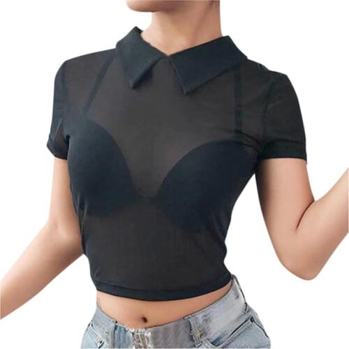 Женские короткие футболки KLV China At AliExpress