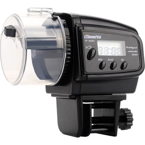 Fish Feeder Aquarium Intelligent Timing Automatic Fish Feeder Aquarium Feeding Device Intelligent Volumes Control Feeder