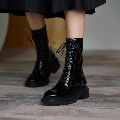 Fashion womens short boots, green leather open side beads