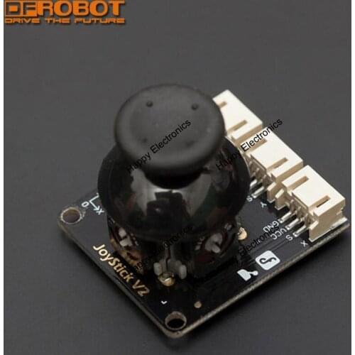 DFRobot Gravity Series Joystick Module V2 3.3~5V connect two analog inputs and one digital pin Compatible with arduino for Robot