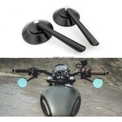 Motorcycle mirrors HandleBar Cafe Racer CNC Scooter Crusier Rear View Bar End Mirror Motorcycle Accessories