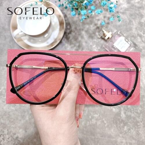 Aviation Anti Blue Light Blocking Glasses Women Clear Gaming Computer Eyeglasses Men Anti UV Radiation Protection Eyewear Brand