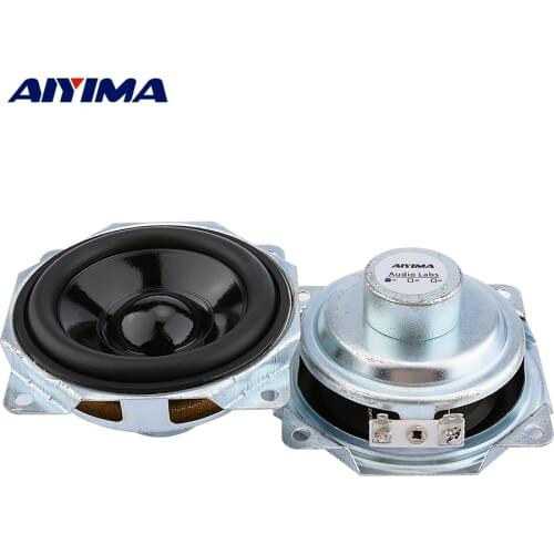 AIYIMA 2Pcs 3 Inch Waterproof Full Range Mini Portable Speaker 4 Ohm 10W DIY Outdoor Shower Music Speaker Driver Loudspeaker