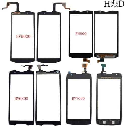 Touch Screen Sensor For BlackView BV6800 BV7000 BV8000 BV9000 Touch Screen Digitizer Panel Front Glass TouchScreen 3M Glue Wipes