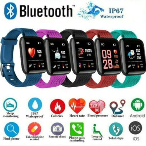 Bluetooth Smart Band Activity Fitness Tracker Smart Watch Blood Pressure Heart Rate Monitor Pedometer Wristband 2019