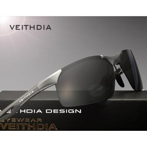 VEITHDIA 2017 Original Brand Polarized Sunglasses Driving Accessories Glasses Eyewear Aluminum Magnesium Alloy Frame 6591