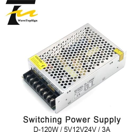 WaveTopSign Multiple Output Switching Power Supply Transformer Three Sets Output 5V 12V 24V DC Voltage Regulator