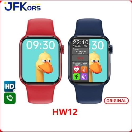 HW12 Smart Watch Women Heart Rate Play Music Custom Watch Face Men For Apple Watch Ios Android PK IWO 13 12 Series 6 ak76 FK88