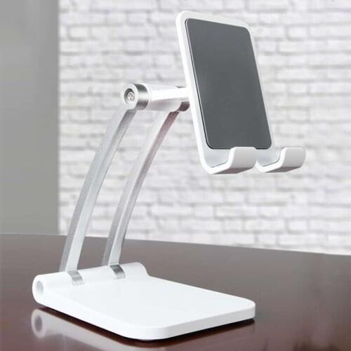 Metal Desktop Universal Phone Holder Adjustable Table Cell Phone Stand Desk Mobile Phone Holder Stand for Iphone 11 Ipad Samsung
