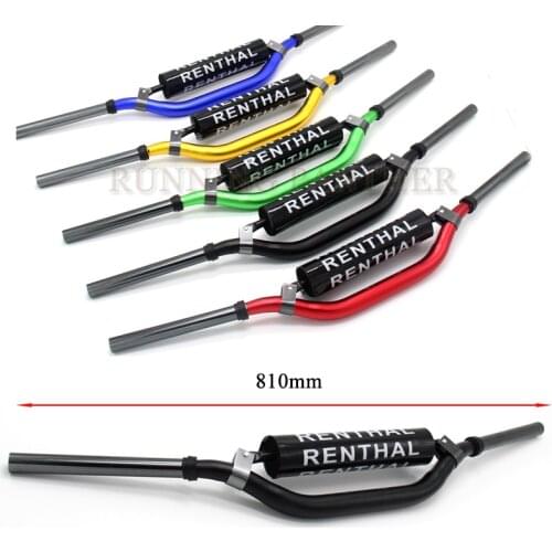 1 1/8" Fat Bar 28mm 7075 CNC Handlebars Handle Bar For Motorcycle Motocross Pit Dirt Bike ATV CRF YZF KLX RMZ EXC